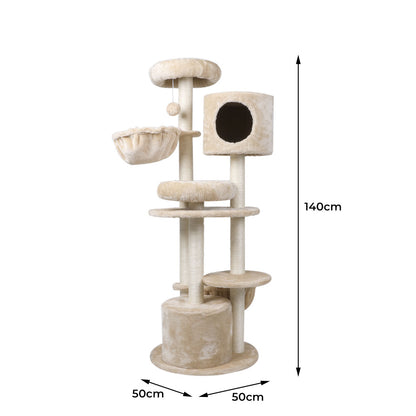 Cat Tree Tower Condo House Post Scratching Furniture Play Pet Activity Kitty Bed 

