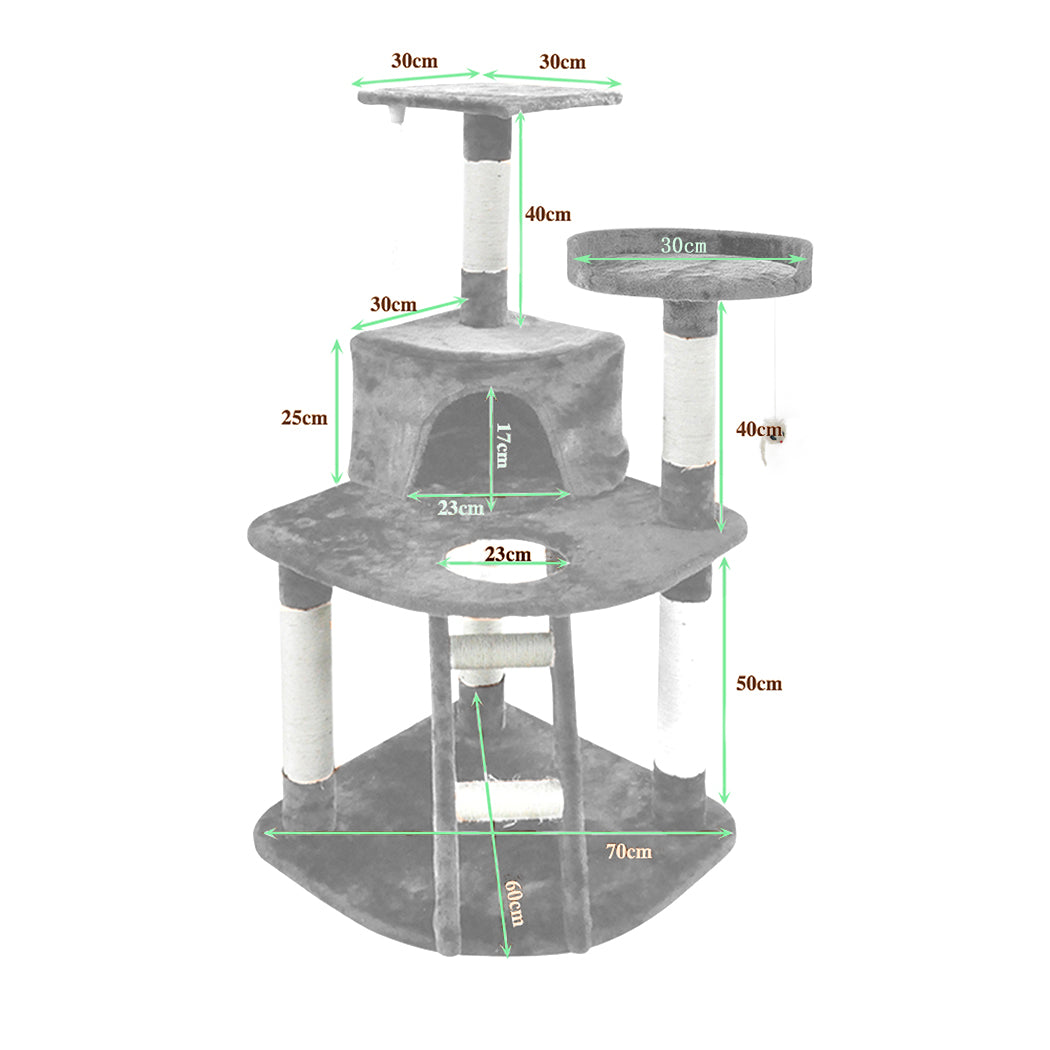 1.2M Cat Scratching Post Tree Gym House
