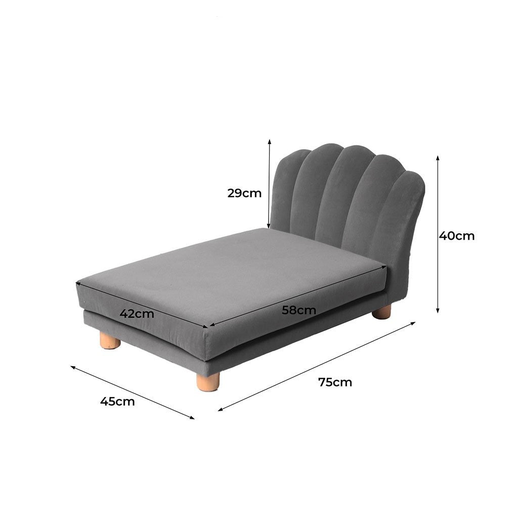 Modern style Cat Dog Beds Couch Soft Grey