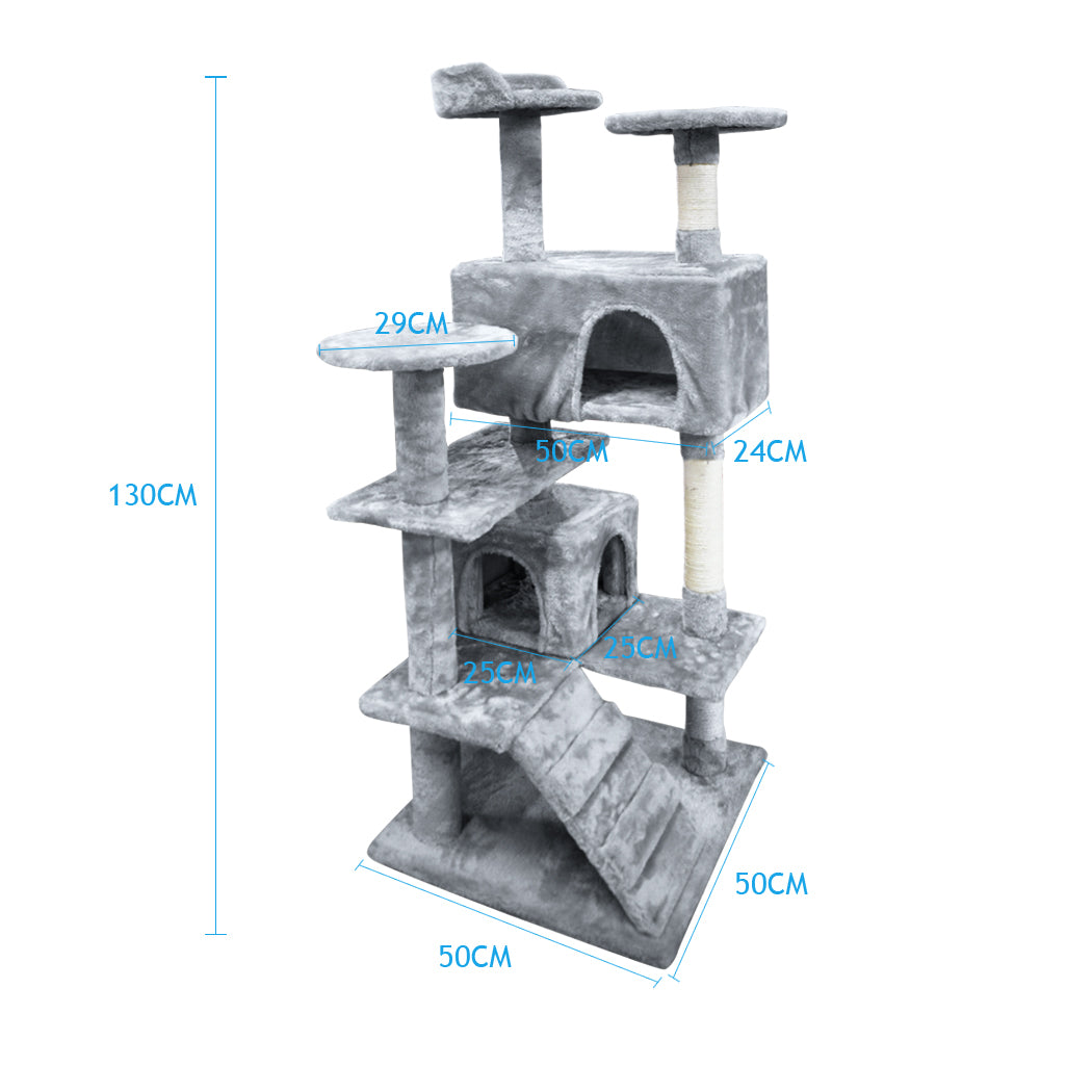 1.3M Cat Scratching Post Tree Gym House