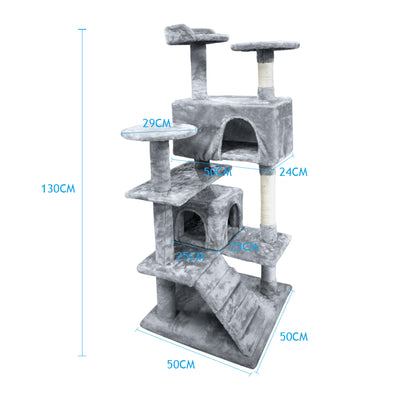1.3M Cat Scratching Post Tree Gym House