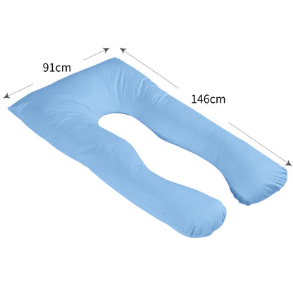 Maternity Pregnancy Pillow Cases Sky Blue