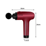 Spector Massage Gun Deep Tissue Percussion Massage- Red