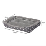 Pet Dog Cat Bed Deluxe Soft Cushion Lining Warm Kennel L