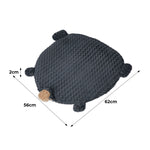 Pet bed cat calming beds-charcoal