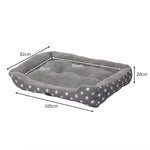 Pet Dog Cat Bed Deluxe Soft Cushion Lining Warm Kennel