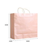 50x Brown Paper Bag Kraft Eco Recyclable