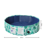 100cm Pet Dog Swimming Pool Cat Portable BathTub Kid Shower Washing Folding