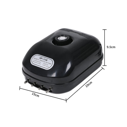 Aquarium Air Pump 4 Outlet Oxygen Aqua Fountain tank