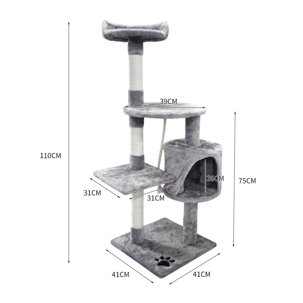 1.1M Cat Scratching Post Tree Gym House 

