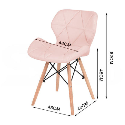4x PU Leather Dining Chair Office Cafe Lounge Chairs