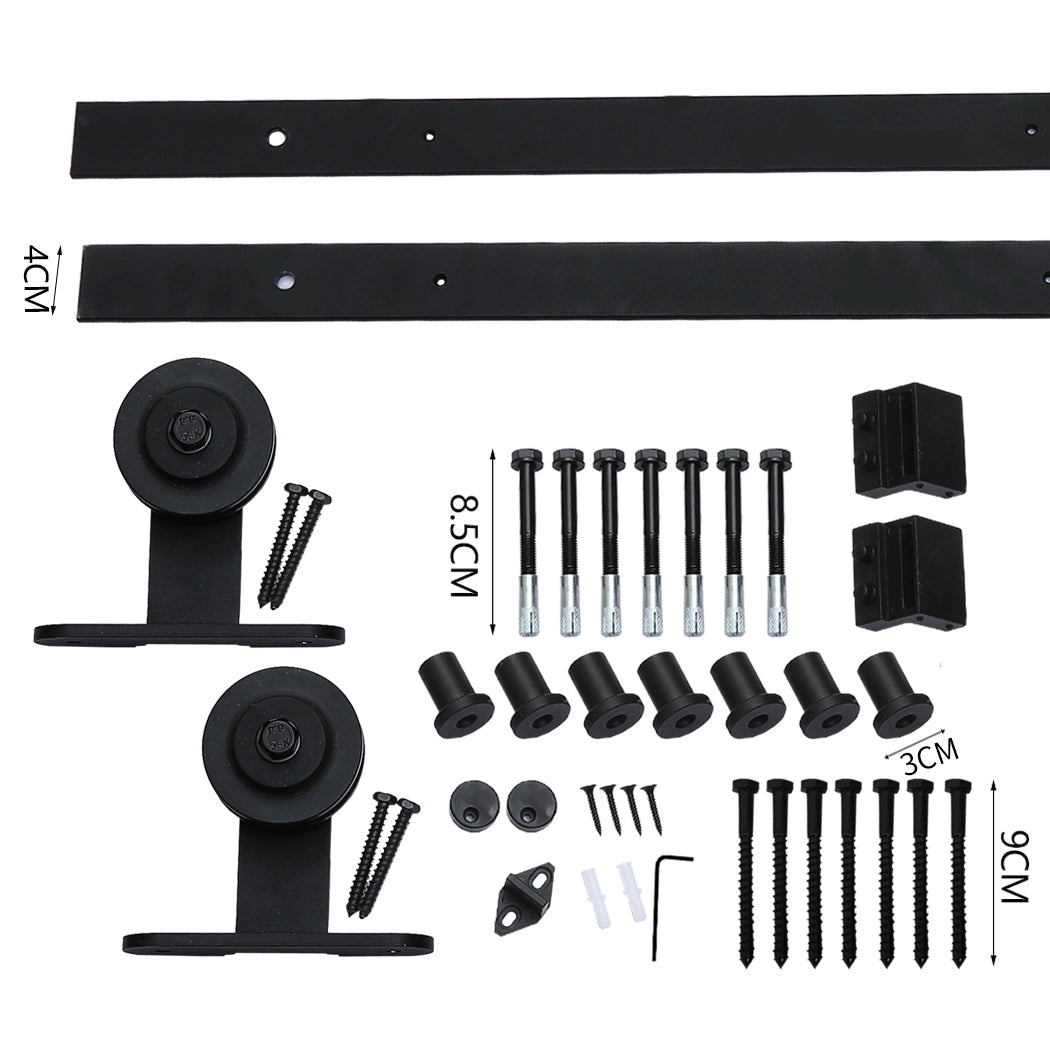 3M Antique Single Sliding Barn Door Roller Kit
