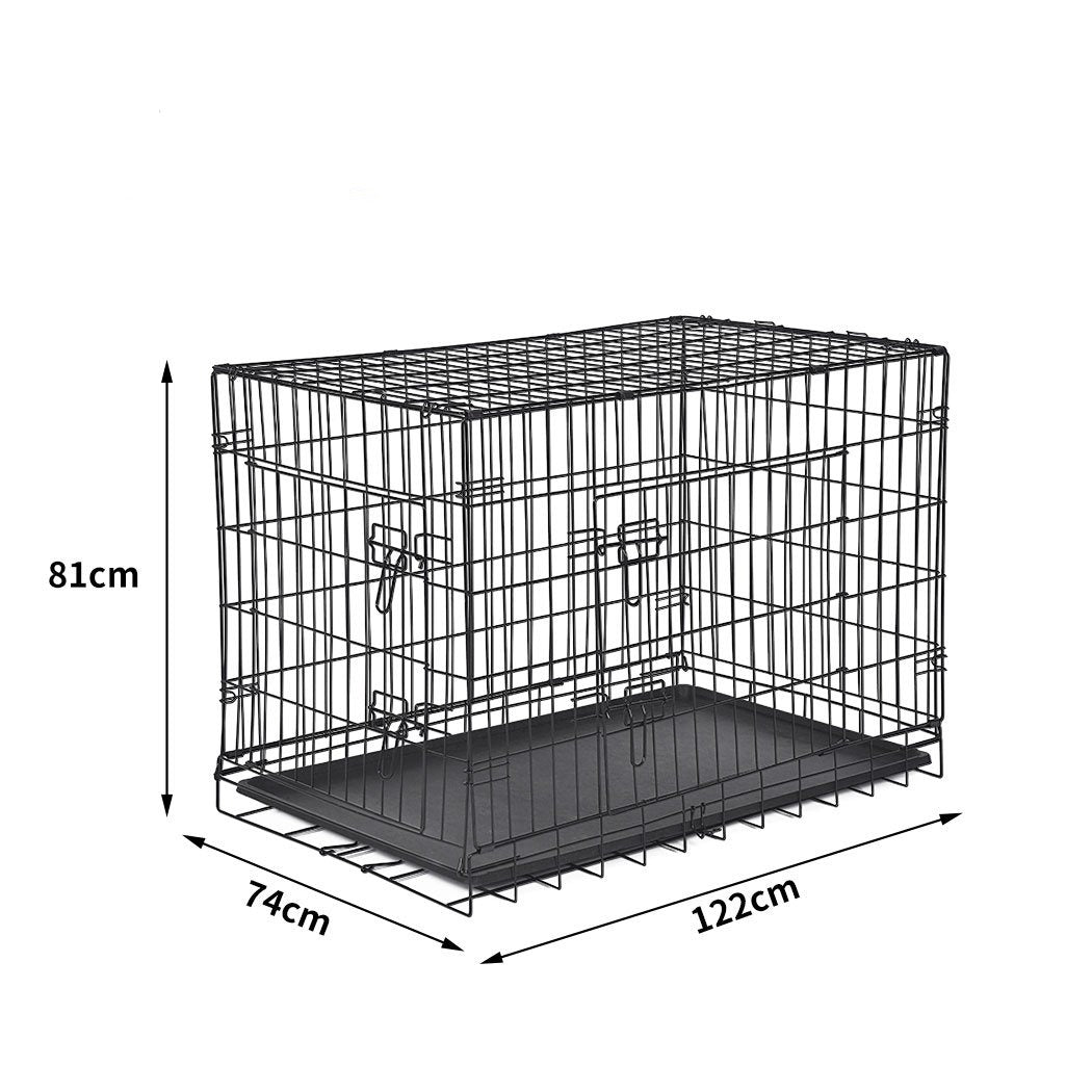 Double door Pet Dog Metal Playpen 48"