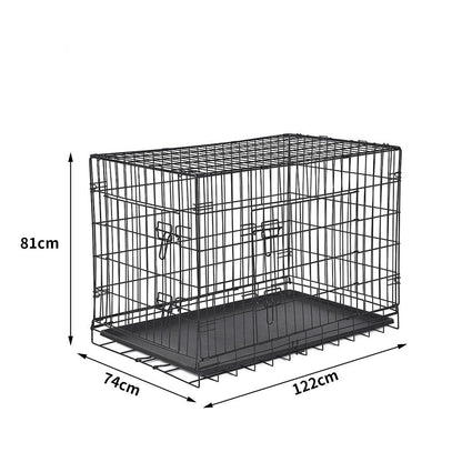 Double door Pet Dog Metal Playpen 48"