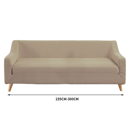 Couch Stretch Sofa Lounge Cover Protector Slipcover 4 Seater Sand