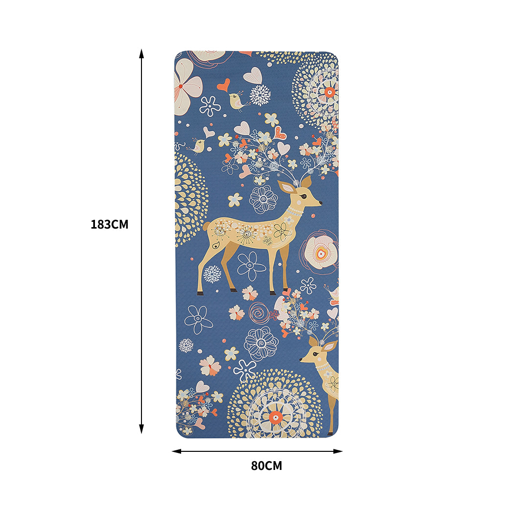 Dual Layer Eco Friendly Exercise Fitness Yoga Mat Type 3