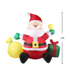 Inflatable Christmas Outdoor Decorations Santa LED Lights Xmas Party