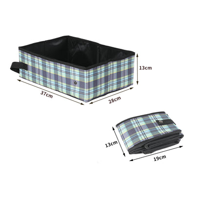 Foldable Cat Litter Box Tray Basin Mat