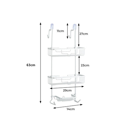 3-Tier Bathroom Shower Caddy Organiser Storage Rack