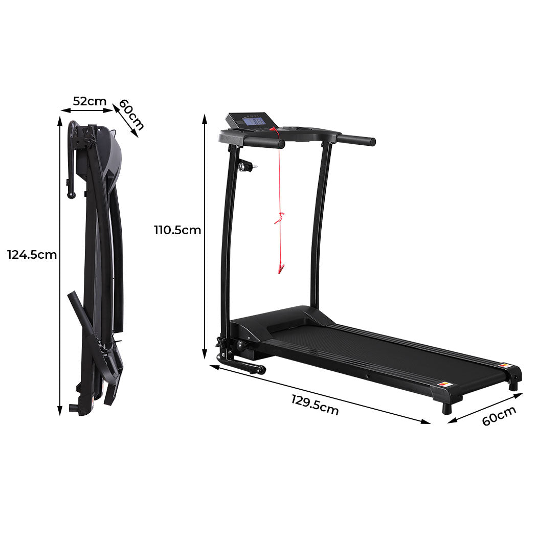 Foldable Home Gym Exercise Electric Treadmill 
