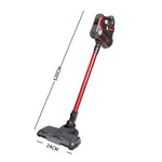 150W Handheld Vacuum Cleaner Cordless Stick Vac Bagless Rechargeable Wall Mounted Red