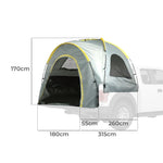 Camping in Comfort Waterproof Short Bed Truck Tent for SUVs