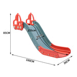 Kids Slide Swing Play Set Outdoor- Red and blue