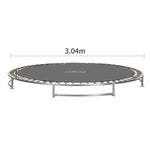 12FT/10FT In-Ground Trampoline Outdoor Fun with Safety Mat