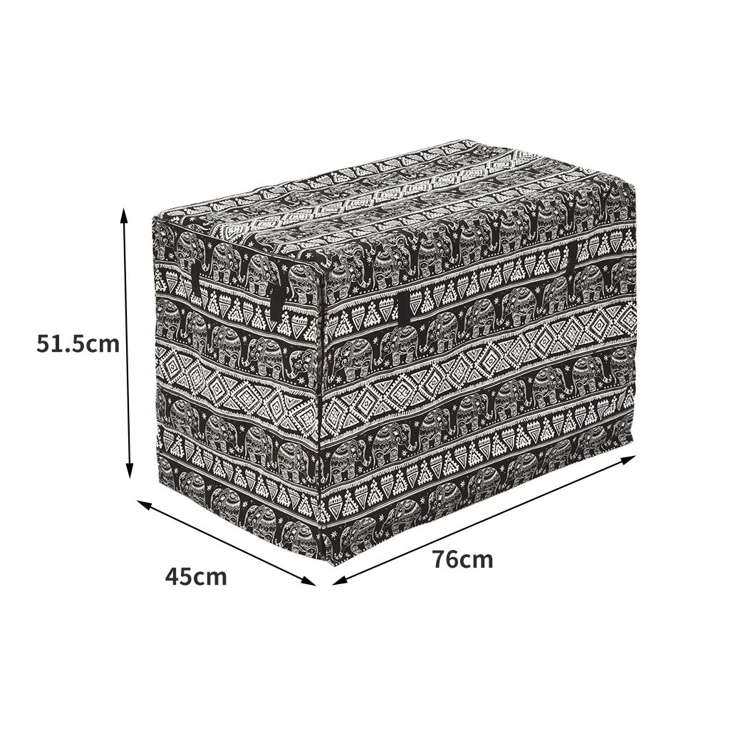 Metal Dog Kennel Black 30"
