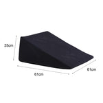 Bed Wedge Pillow Cushion Back Support Sleep with Cover