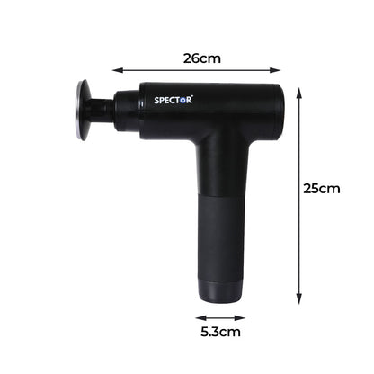 Massager Gun 8 Head Black