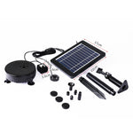 Solar Powered Water Fountain Pump Bird Bath Pond Pool Garden Floating Outdoor Type 2