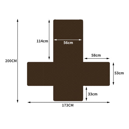Waterproof Sofa Cover Lounge Protector Slipcovers Coffee