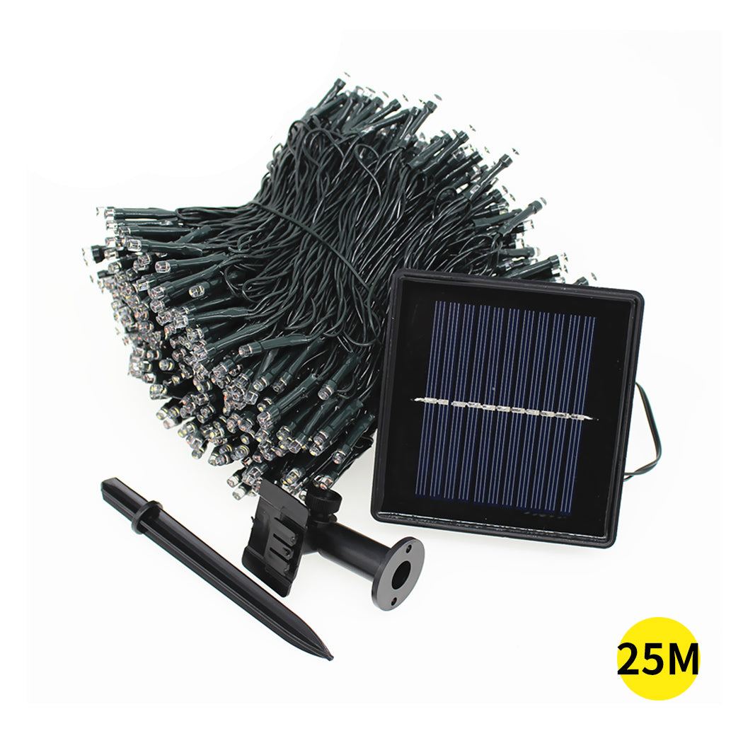 25M 200LED String Solar Powered Fairy Lights