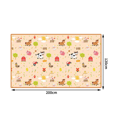 5.8mm Kids Floor Outside Versatile Play Mat 200cm Waterproof