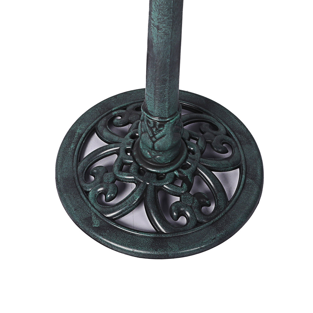 Premium quality 2PC  Bird Bath Feeder Food Station -Green