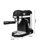 Coffee Maker Machine Espresso Cafe Barista Latte Cappuccino Milk Frother