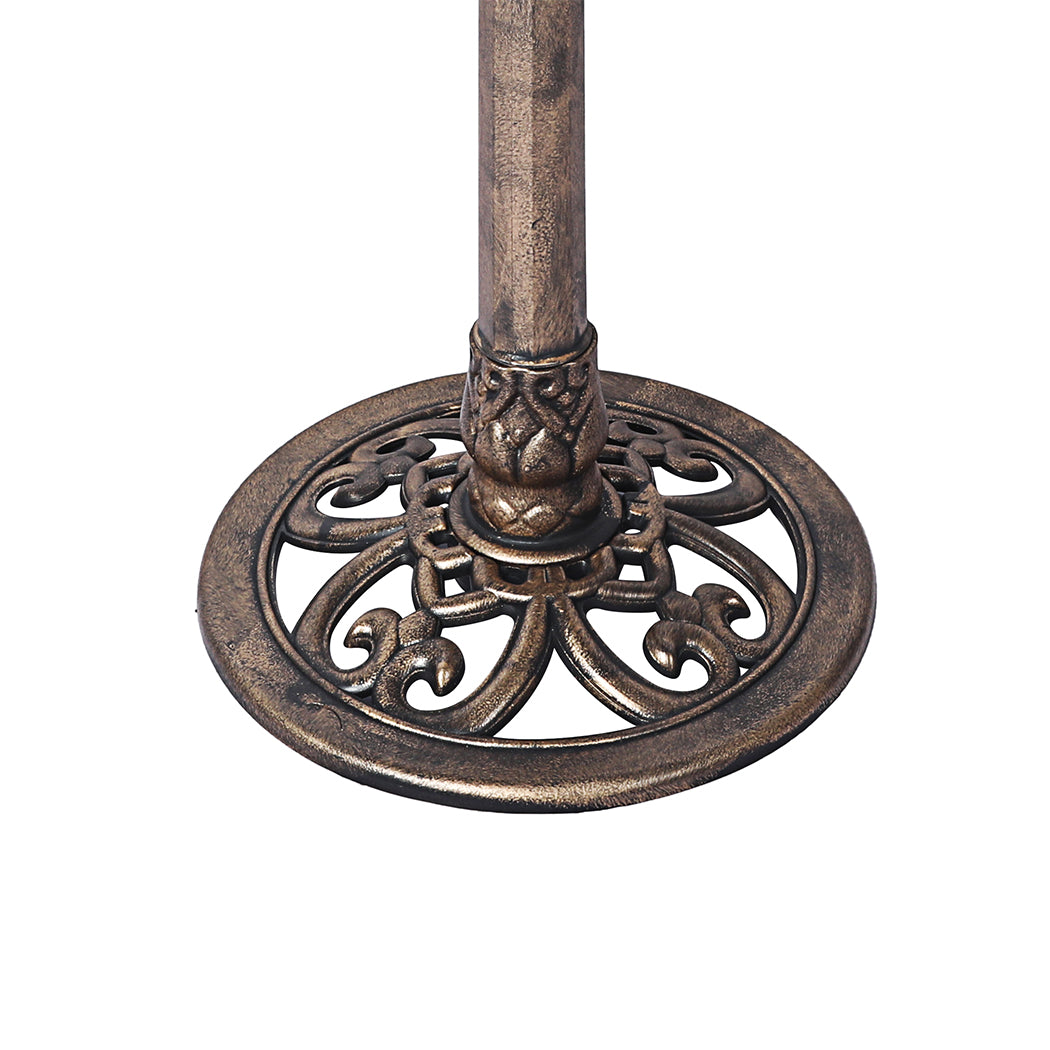 Premium quality 2PC  Bird Bath Feeder Food Station- Bronze