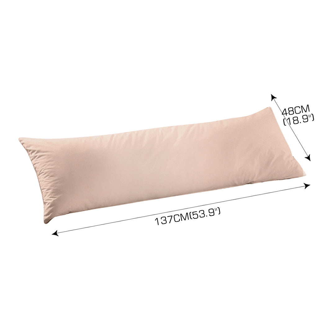 Body Full Long Pillow Luxury Slip Cotton Maternity Pregnancy 137cm Lattle