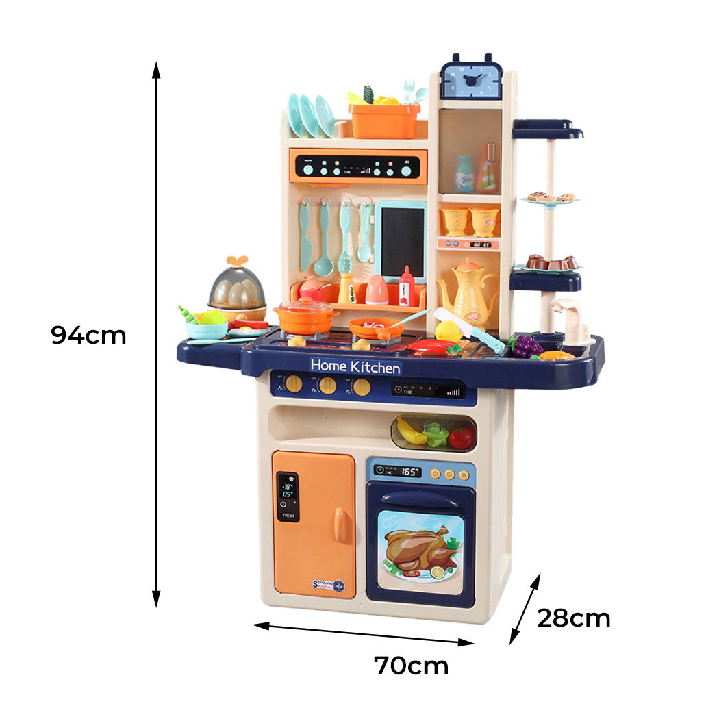65 Pcs Kids Kitchen Play Set -blue