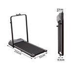 Electric Treadmill Walking Pad Home Office Gym Exercise Fitness Foldable Compact