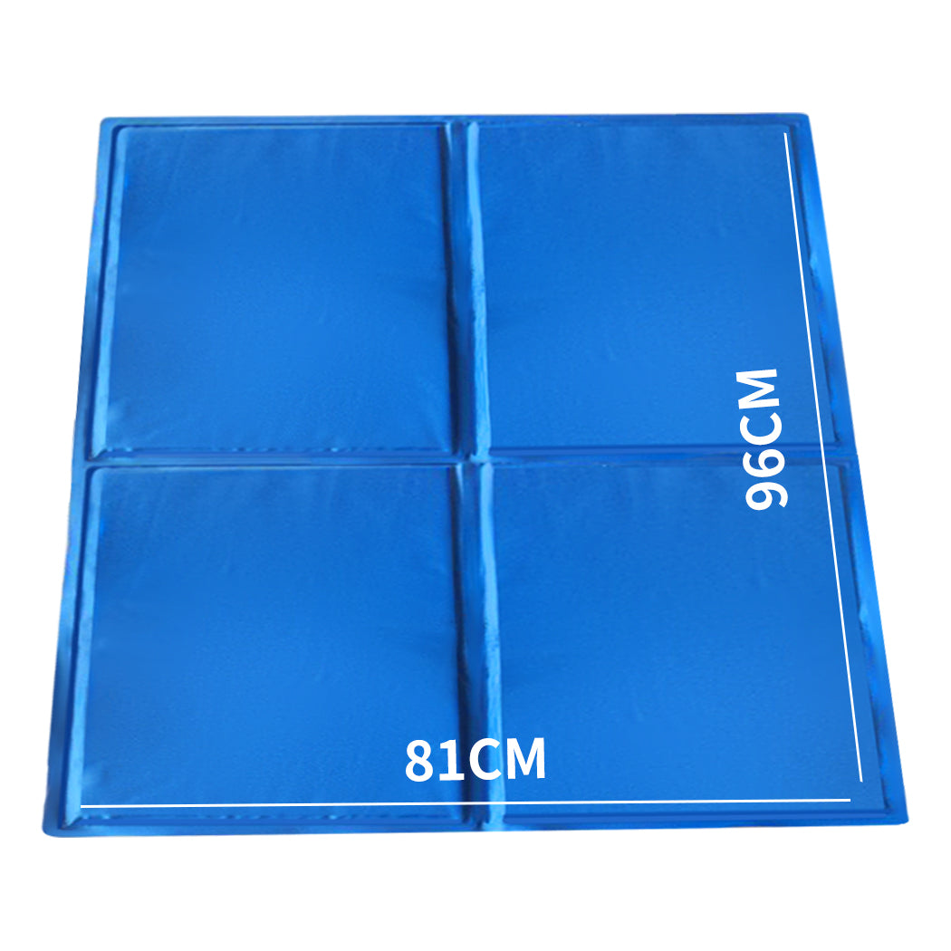 Pet Cooling Mat Gel Mats Bed Cool Pad Puppy Cat Non-Toxic Beds Summer Pads 96x81