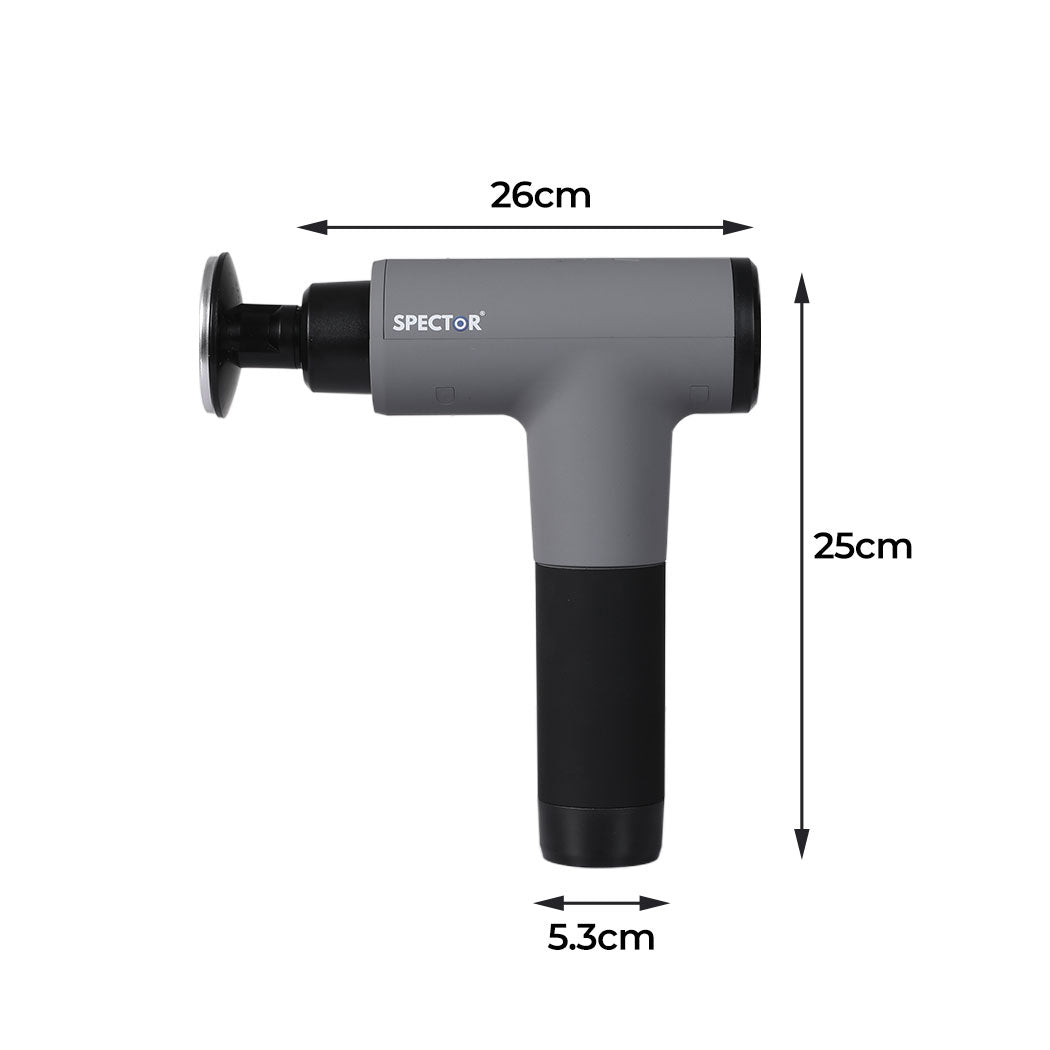 Massager Gun 8 Head Grey