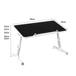 Laptop Desk Computer Stand Table Foldable Tray Adjustable Bed Sofa Black