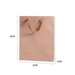 50x Brown Paper Bag Eco Recyclable Shopping Retail Bags