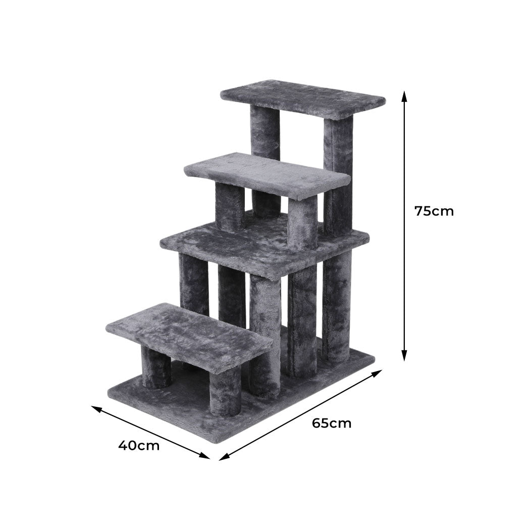Cat Tree Beastie Scratching Condo Tower Scratcher Climbing Grey
