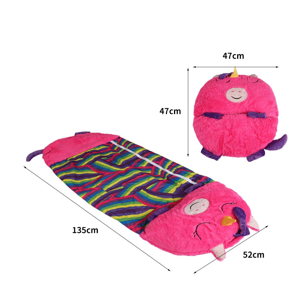 Sleeping Bag Child Pillow Kids Bags Happy Napper Gift Unicorn