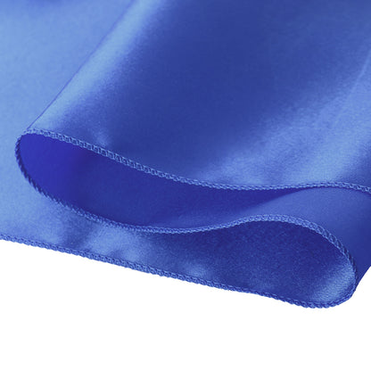 20x Satin Chair Sashes Table Runner Blue