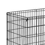 unique hex shaped 8 Panel Fence Black Playpen 36