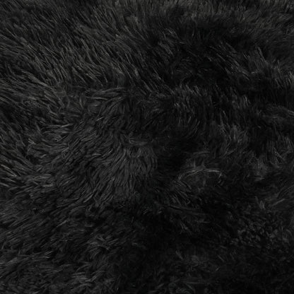 Floor Rug Shaggy Rugs Soft Large Carpet Area Tie-dyed 140x200cm Black